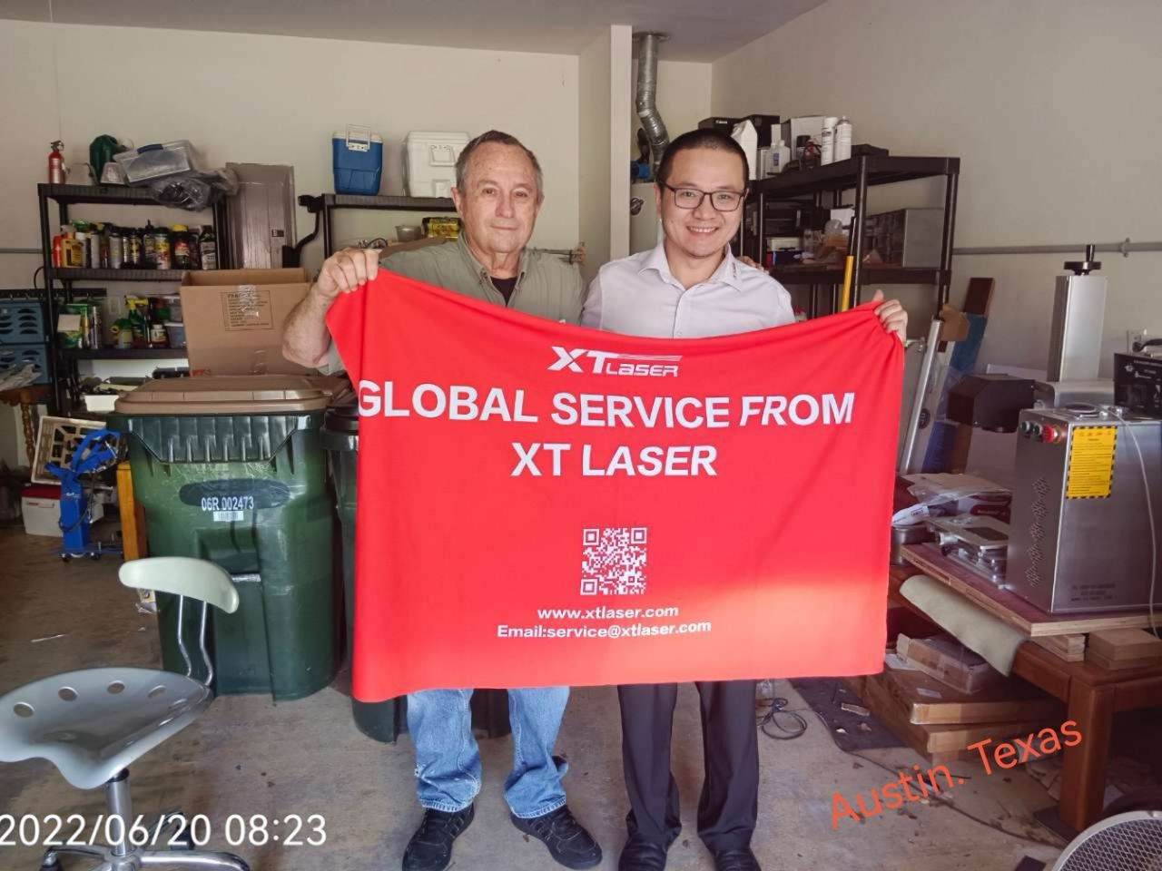 Sollicitudo gratuiti muneris, incipe a die novo XTlaser Post-venditio Global Service Linea American Station